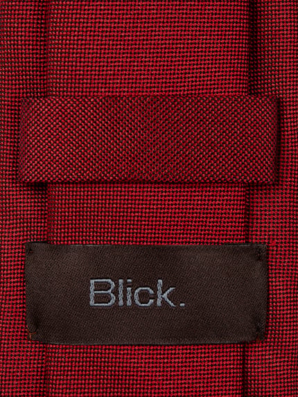 Blick Krawatte aus reiner Seide Rot 2