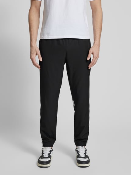 Lacoste Sport Regular Fit Trainingsanzug mit Kontraststreifen Black 6