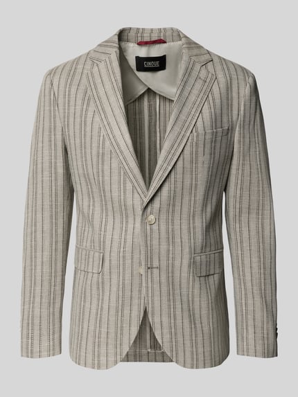 Slim Fit 2-Knopf-Sakko mit Pattentaschen Modell 'CIDATA' Shop The Look MANNEQUINE