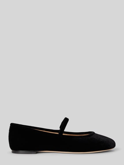 Lauren Ralph Lauren Ballerina mit Mary Jane Riemen Black 2