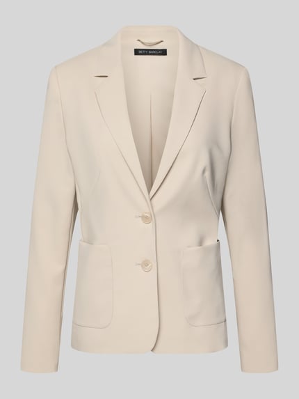 slim fit blazer met reverskraag Shop The Look MANNEQUINE