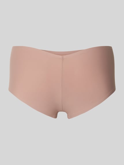 Produktfoto, Hipster Modell 'Body Makeup Illusion' von Triumph in zartem Nude-Ton, glatte seidenweiche Mikrofaser, elastischer Bund, modernes Design