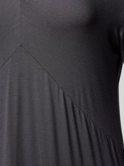 Mey Nachthemd in design met lange mouwen Antraciet - 2