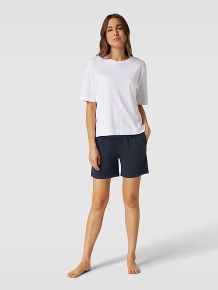 SCHIESSER Pyjama-Shorts mit elastischem Bund Marine 1
