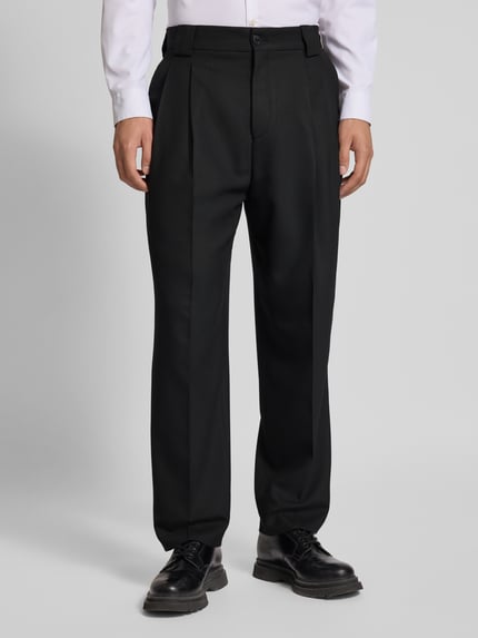HUGO Stoffhose mit Gesäßtaschen Modell 'Tony' Black 4