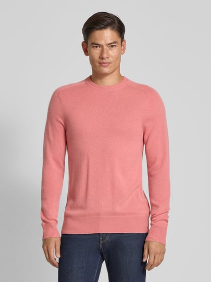 FTC Cashmere Sweter z kaszmiru z okrągłym dekoltem Różowawy 4