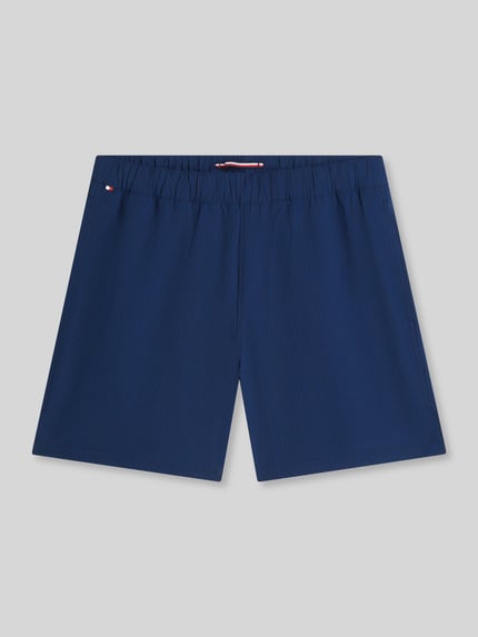 Tommy Hilfiger regular fit short van seersucker model 'DOVER' Donkerblauw - 2