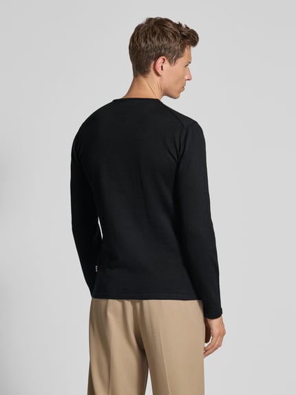 Casual Friday Pullover aus Wollmischung Black 5