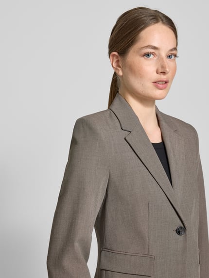 MANGO Blazer mit Reverskragen Modell 'HELENA' Mittelbraun 3