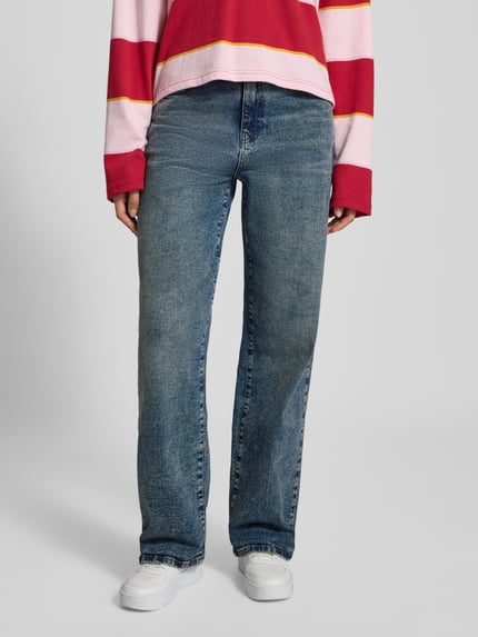 NOISY MAY® Baggy Fit Jeans im 5-Pocket-Design Modell 'JOSIE' Jeansblau 4