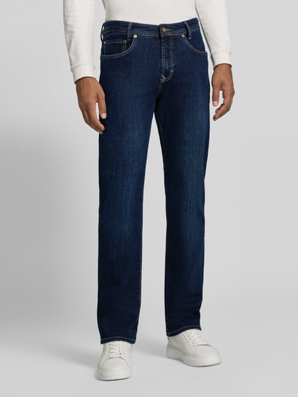 MAC Modern Fit Jeans aus Baumwoll-Mix Modell 'Arne' Jeansblau 4