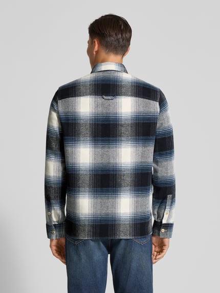DRYKORN Regular Fit Overshirt mit Brusttasche Modell 'DIEGGO' Blau 5