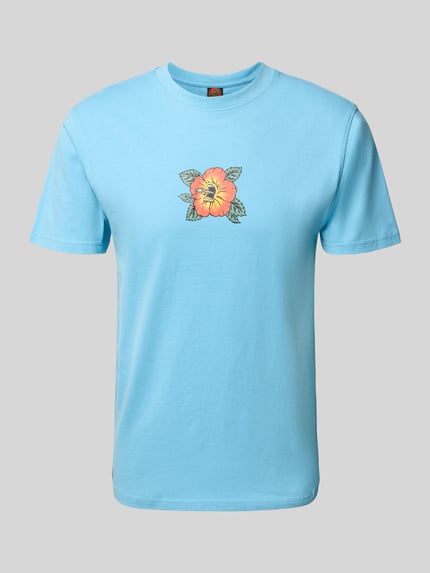 Santa Cruz T-Shirt mit Rundhalsausschnitt Hellblau 2
