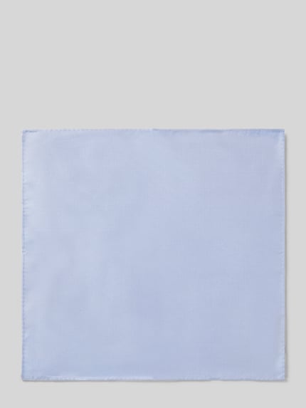 Blick Einstecktuch aus reiner Seide Bleu 1