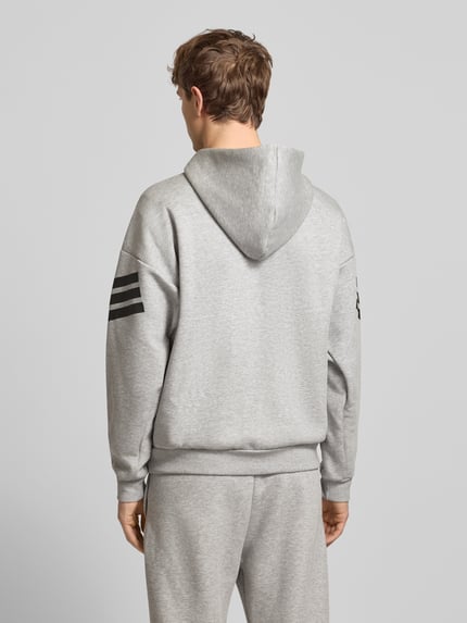 adidas Sportswear Sweatjacke mit Kapuze und Logo Mittelgrau 5