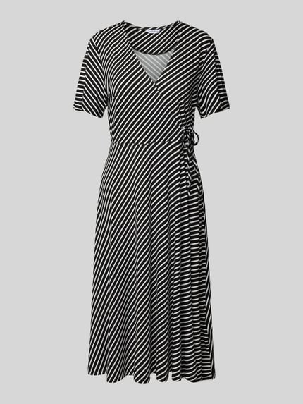 ZABAIONE Wickelkleid mit V-Ausschnitt Modell 'Ce44ce' Weiss 2