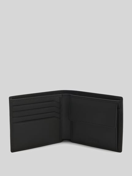 HUGO Portemonnaie aus echtem Rindsleder Modell 'Tibby_2.0_4cc' BLACK 4