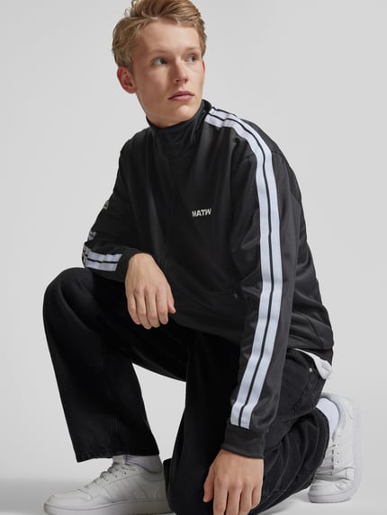 REVIEW X MATW REVIEW X MATW — Kurtka treningowa z nadrukiem z logo Czarny 3