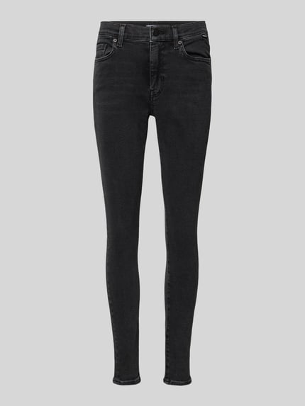 ARMEDANGELS Skinny fit jeans van katoenmix, model 'TILLAA' Antraciet - 2