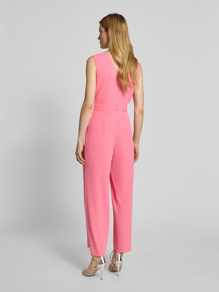 COMMA Jumpsuit in wikkellook Felroze - 5