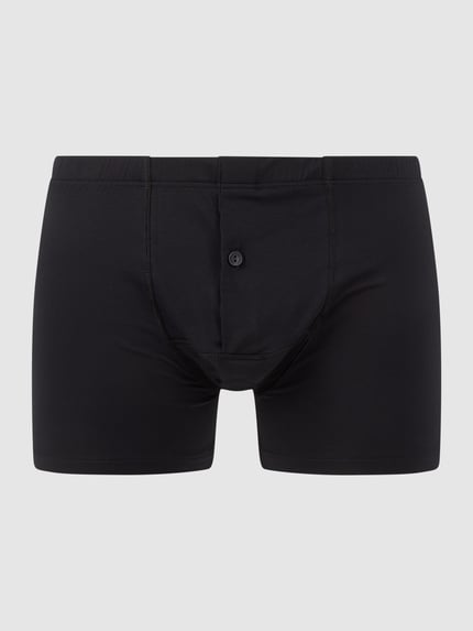 HANRO Boxershorts met stretch  Zwart - 1