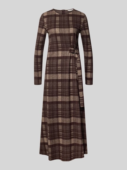 Weekend Max Mara Maxi-jurk van viscosemix model 'PALO' Middenbruin - 2