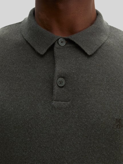 Marc O'Polo Regular Fit Pullover aus Baumwoll-Schurwoll-Mix  Dunkelbraun 3