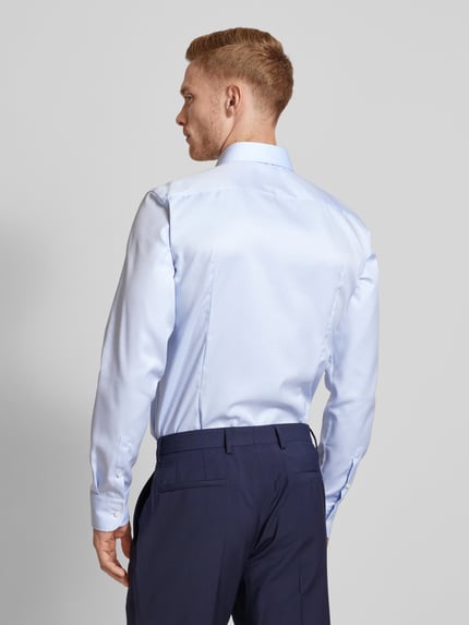 BOSS Slim fit zakelijk overhemd van fijn twill Bleu - 5