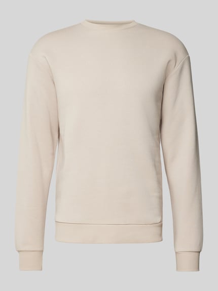 JACK & JONES Sweatshirt mit Rundhalsausschnitt Modell 'BRADLEY' Offwhite 2