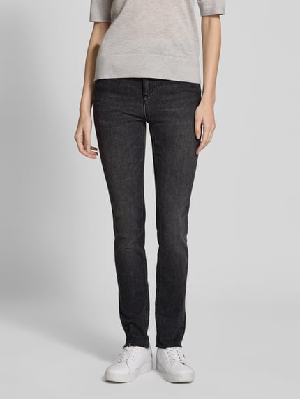 HUGO Jeansy o kroju skinny fit z 5 kieszeniami model ‘Girali’ Antracytowy 4