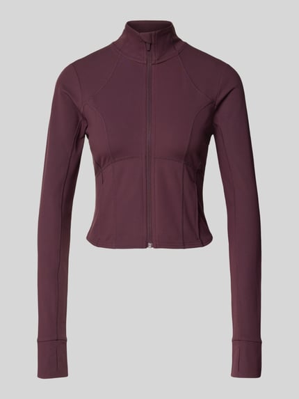 Fabletics Kurtka w kroju slim fit ze stójką model 'Storm' Bordowy 2