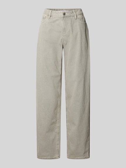 Straight Fit Jeans aus reiner Baumwolle Shop The Look MANNEQUINE