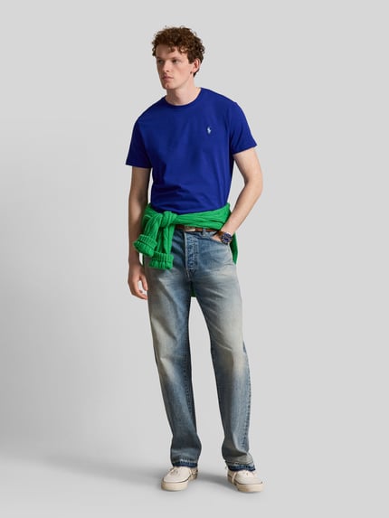 Polo Ralph Lauren Regular Fit T-Shirt aus reiner Baumwolle Royal 1
