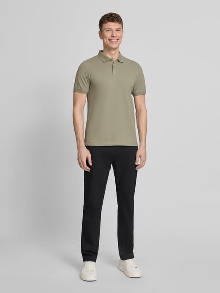 s.Oliver RED LABEL Regular Fit Poloshirt aus reiner Baumwolle Lind 1