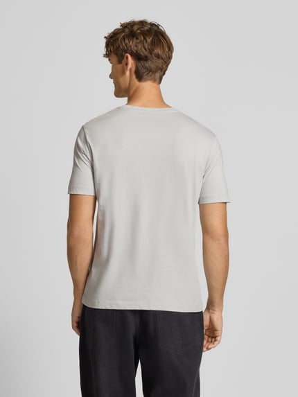 Marc O'Polo DENIM Regular Fit T-Shirt aus reiner Baumwolle Hellgrau 5