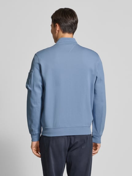 Tommy Hilfiger Relaxed Fit Sweatjacke aus Baumwoll-Mix Hellblau 5