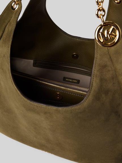 MICHAEL Michael Kors Handtasche aus echtem Leder Modell 'ELLIE' Khaki 4