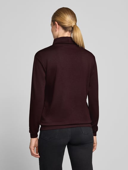 Soyaconcept Regular Fit Sweatshirt aus reiner Modal-Mix Modell 'BANU' Schoko 5