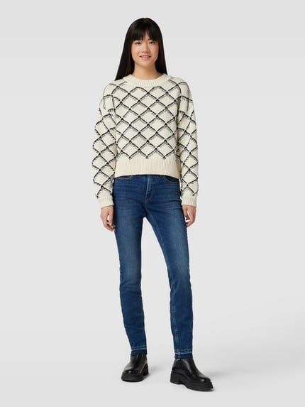 MAC Slim Fit Jeans im 5-Pocket-Design Modell 'Dream' Blau 1