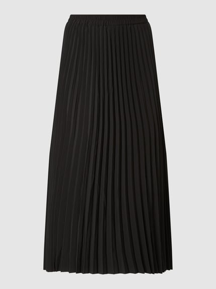 Selected Długa spódnica z plisami model ‘Alexis’ Czarny 2