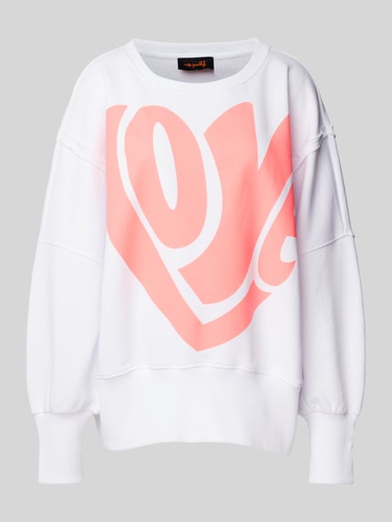 miss goodlife Sweatshirt met statementprint Lichtroze - 2