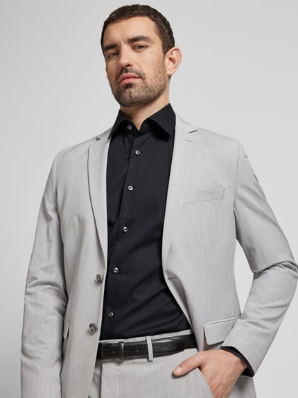 BOSS Regular Fit Businesshemd mit extra langem Arm Black 3