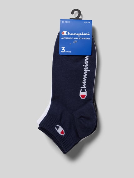 Champion Socken mit Logo-Detail Modell 'QUARTER' im 3er-Pack Marine 3