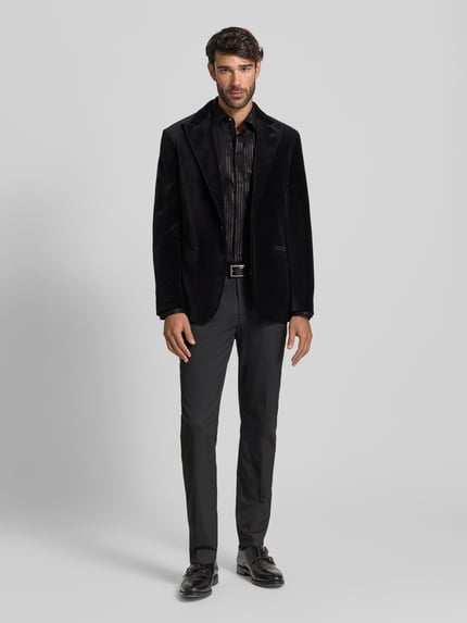 ETERNA Slim Fit Business-Hemd mit Kentkragen Black 1