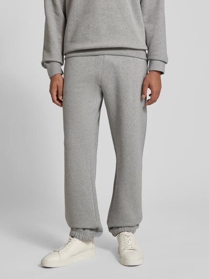Wood Wood Sweatpants mit elastischem Bund Mittelgrau 4