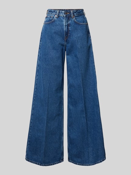 Wide Leg Jeans mit 5-Pocket-Design Shop The Look MANNEQUINE