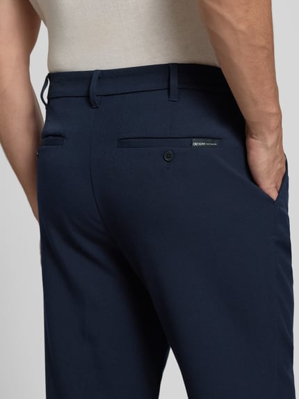 Tom Tailor Denim Loose Chino mit Viskoseanteil Dunkelblau 3