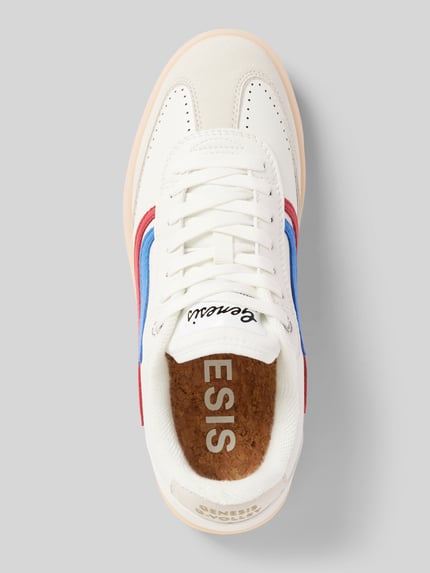 Genesis Sneakers met labelprint, model 'G-Volley Sugar Corn' Wit - 3