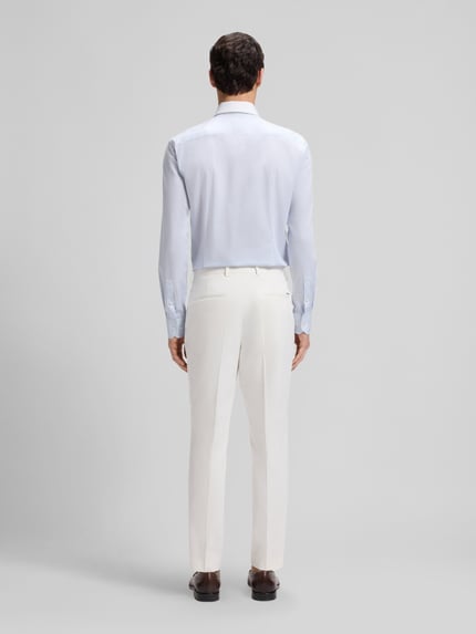 BOSS Slim Fit Businesshemd aus reiner Baumwolle Modell 'HANK-SP-B1' Bleu 5
