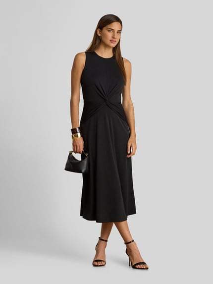 Lauren Ralph Lauren Jurk met knoopdetail in de taille BLACK - 1